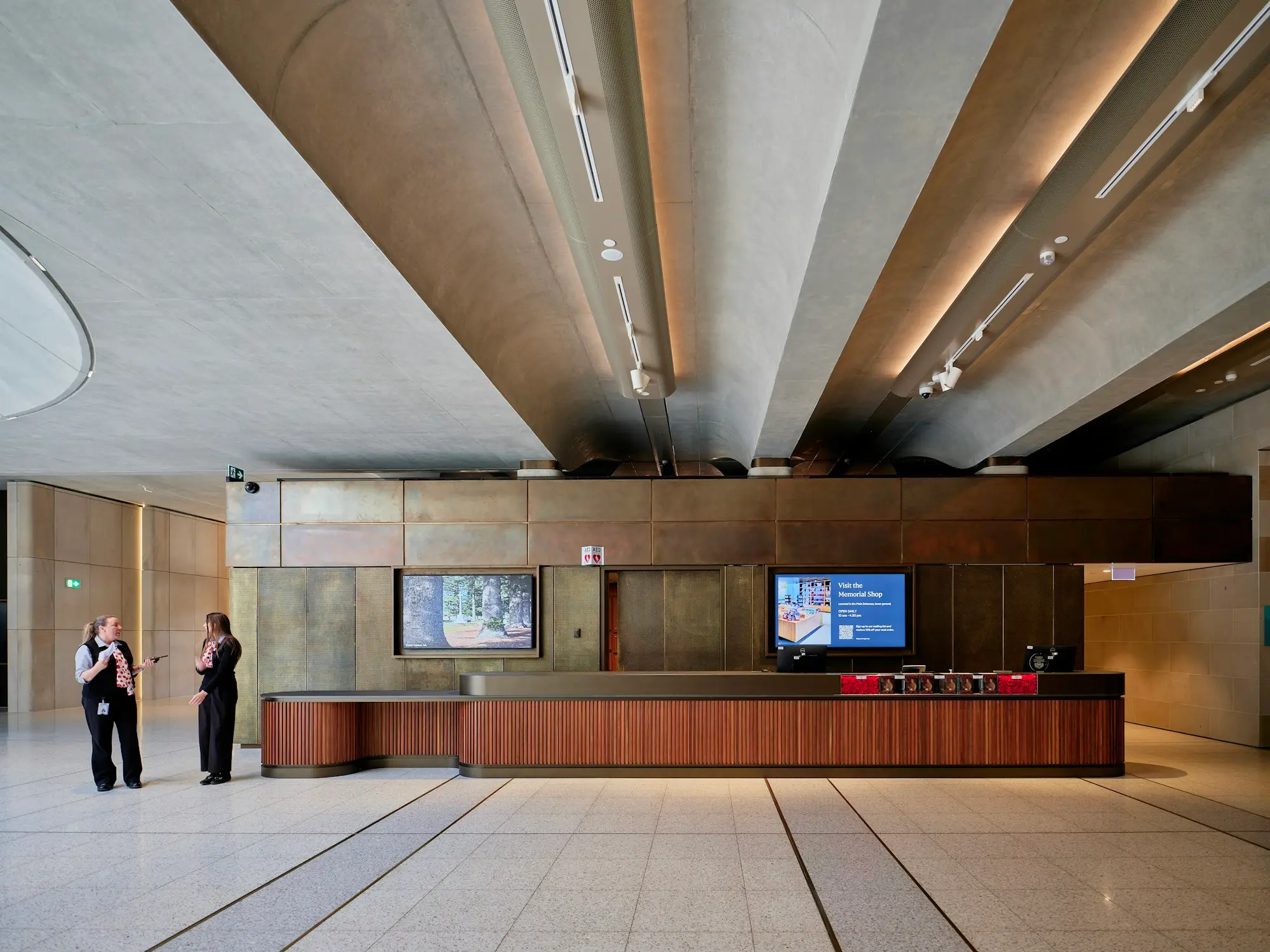 Reception area of a clinic in Canberra